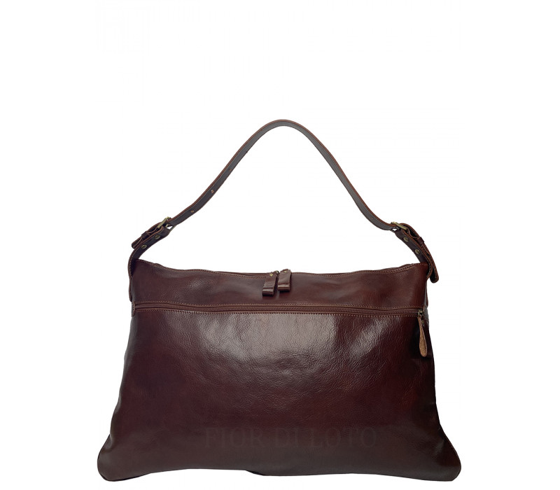Wholesale Leather Bags Online - Shoulder Bag - Zeus Color Brown