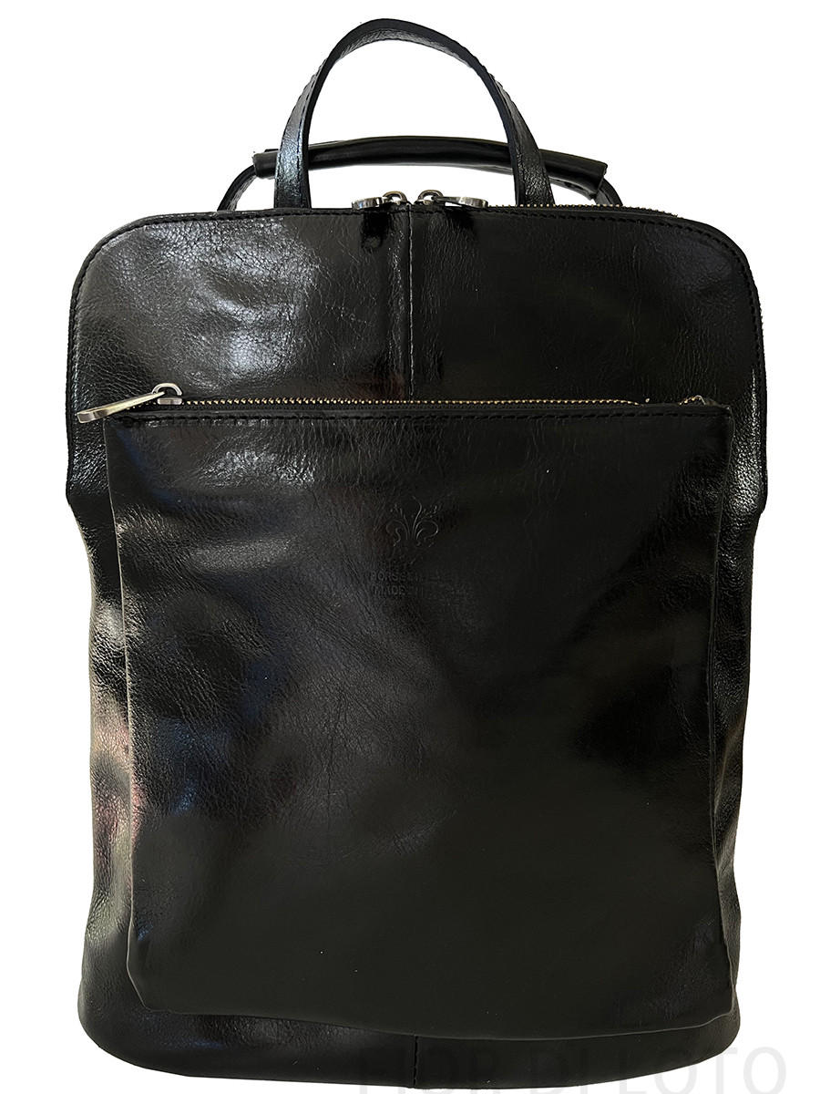 DIONIGI leather shoulder bag